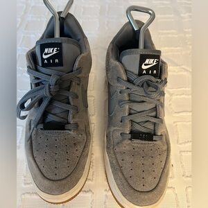 Nike Women’s Air Force 1 "Sage" Low Platform AR5339-003 Gray Suede Shoes Size 7